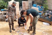 آبگرفتگی و خسارت به ۶۱ خانه در شمال غرب شیراز